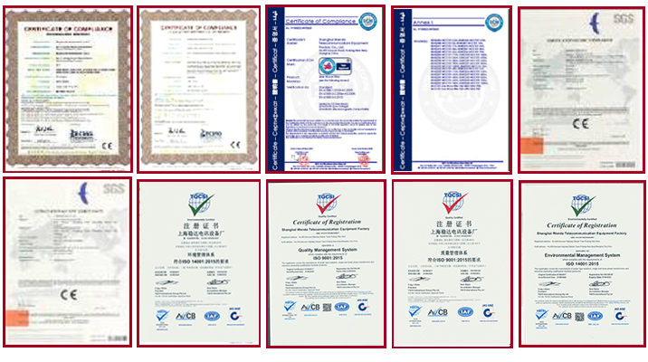 權威認證：本廠已通過ISO9001:2015國際質量管理體系認證、本廠已通過ISO14001:2015環境管理體系認證、產品符合CE標準